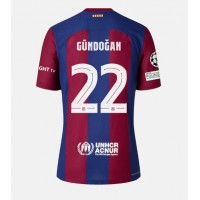 Koszulka piłkarska Barcelona Ilkay Gundogan #22 Strój Domowy 2023-24 tanio Krótki Rękaw